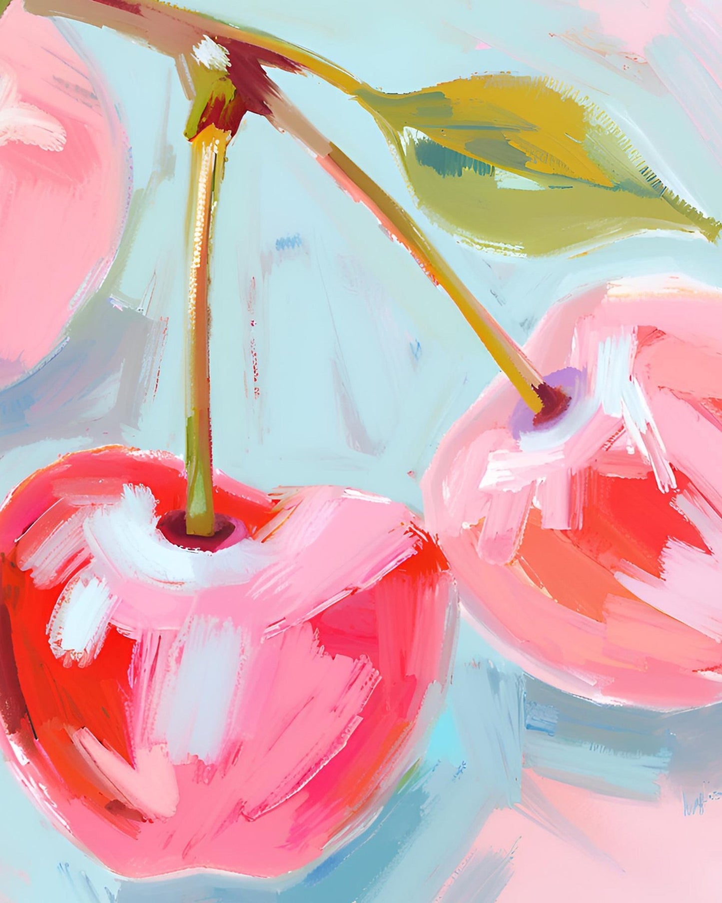 Pink Cherry Pair