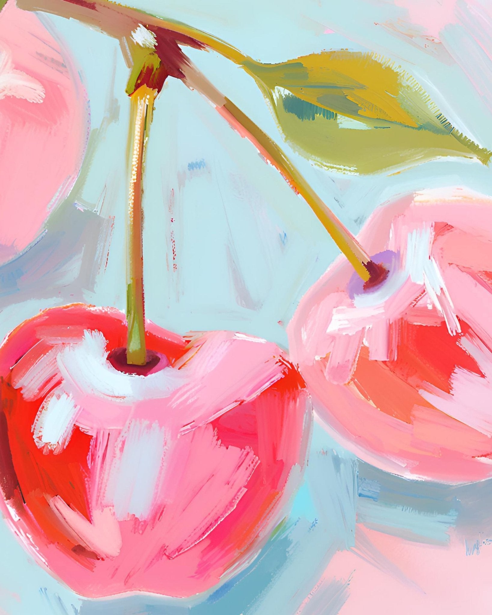 Pink Cherry Pair