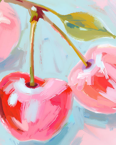 Pink Cherry Pair