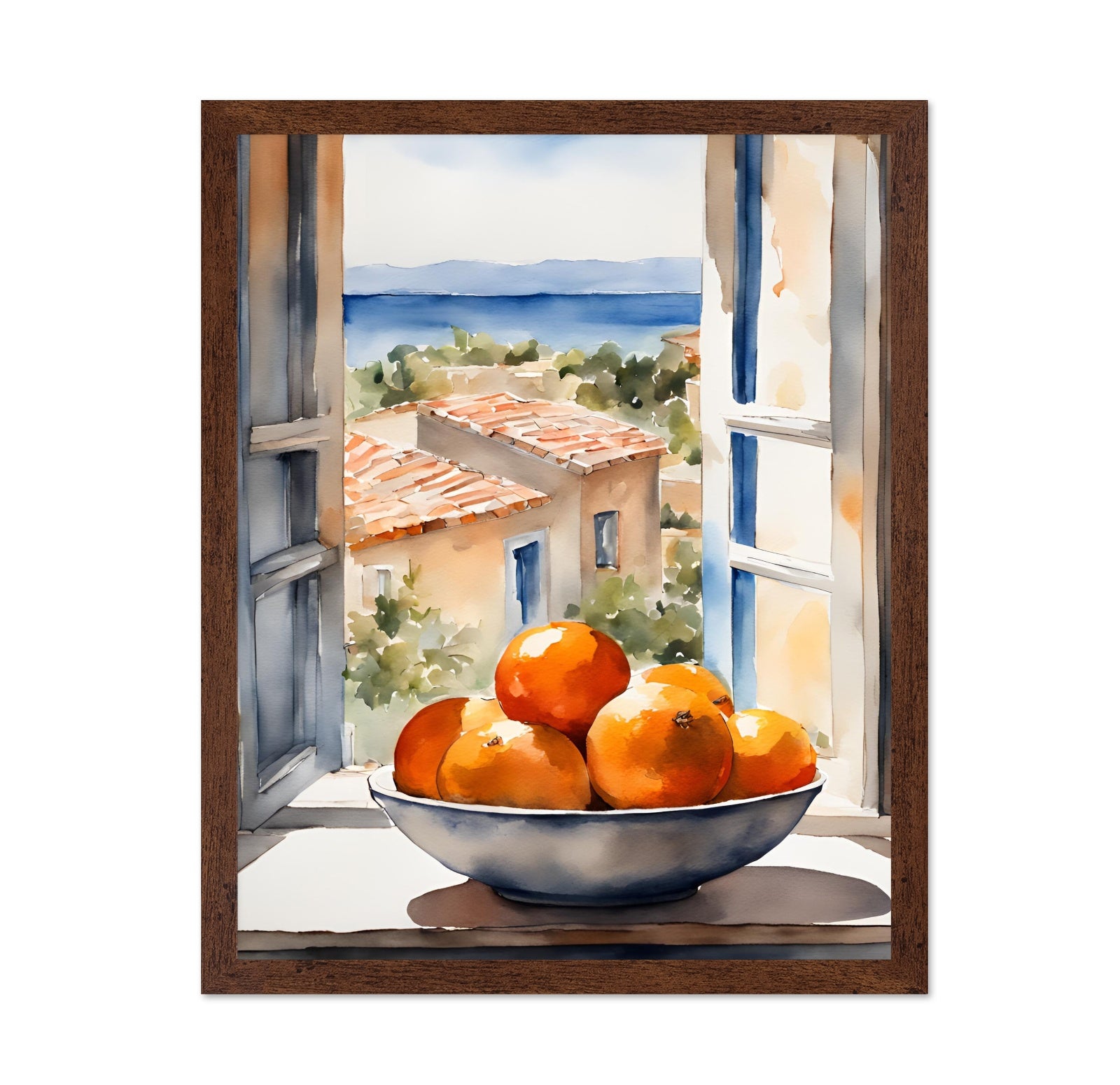 Oranges Window View