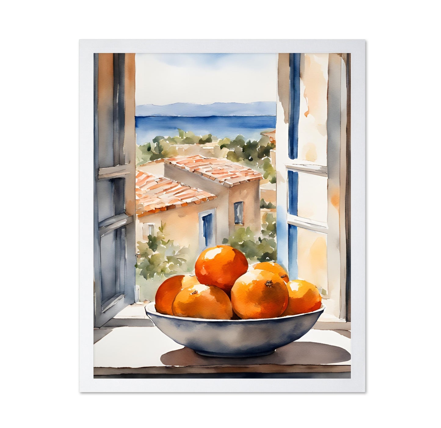 Oranges Window View