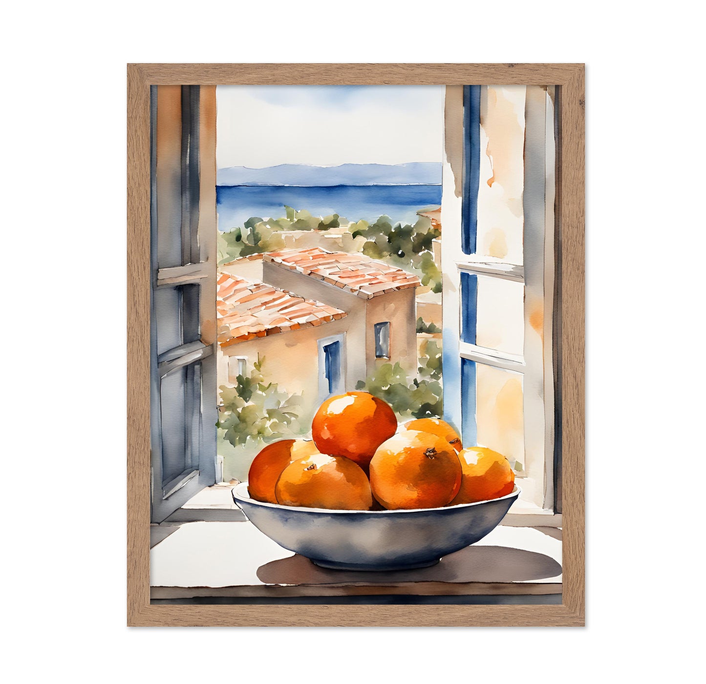 Oranges Window View