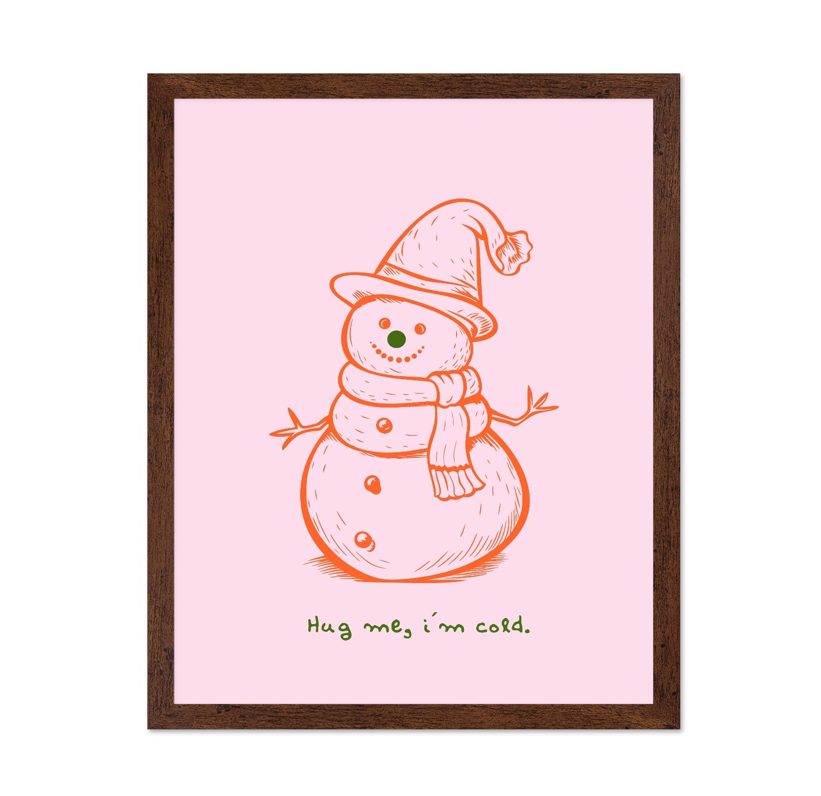 Cozy Snowman Hug