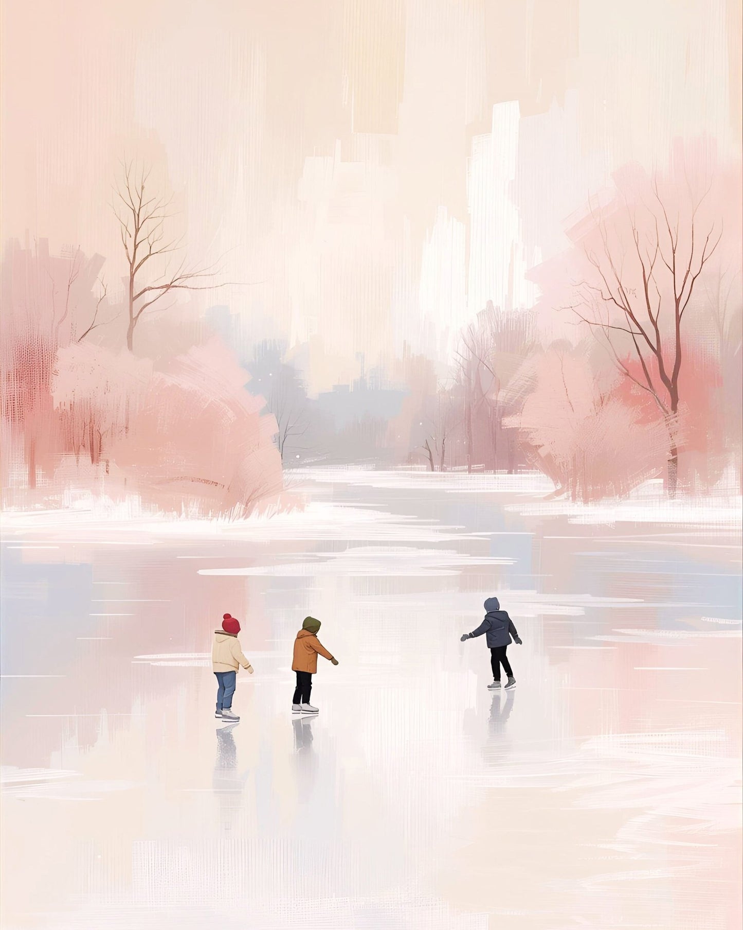 Winter Ice Skating No1