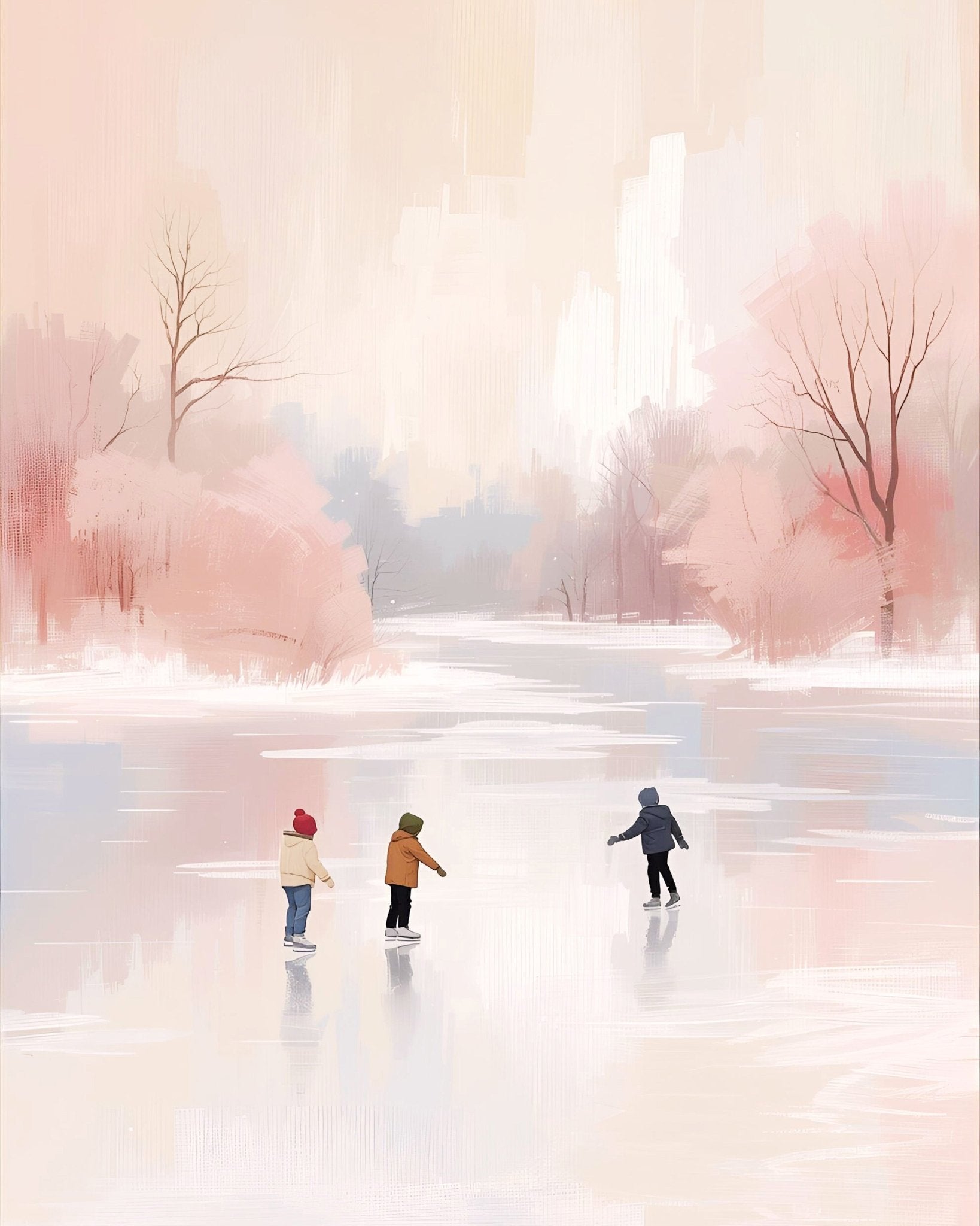 Winter Ice Skating No1