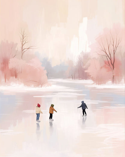 Winter Ice Skating No1