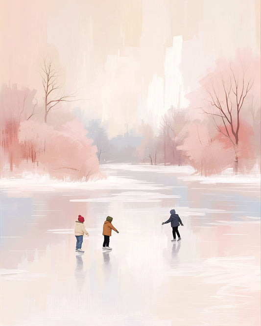 Winter Ice Skating No1