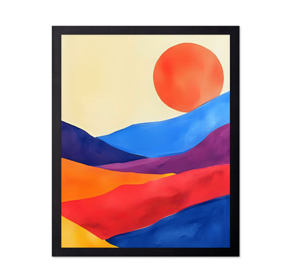 Colorful Sunset Hills