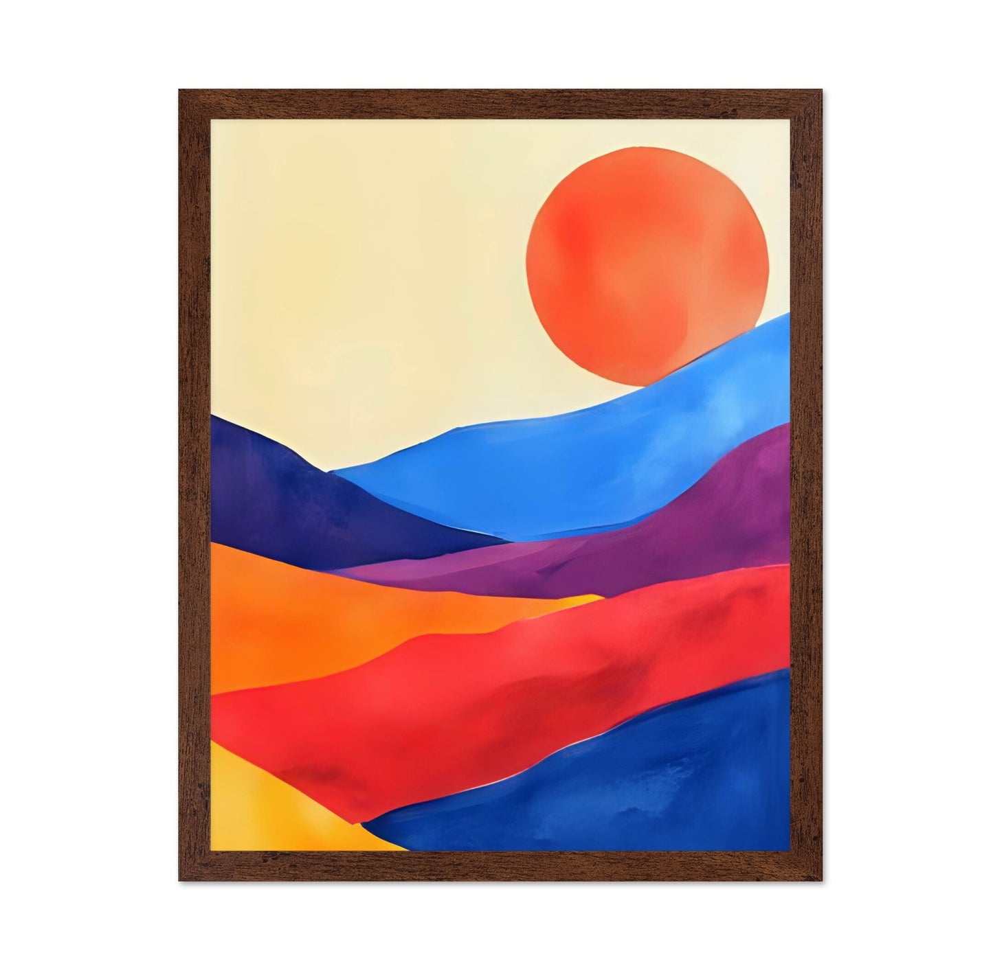 Colorful Sunset Hills