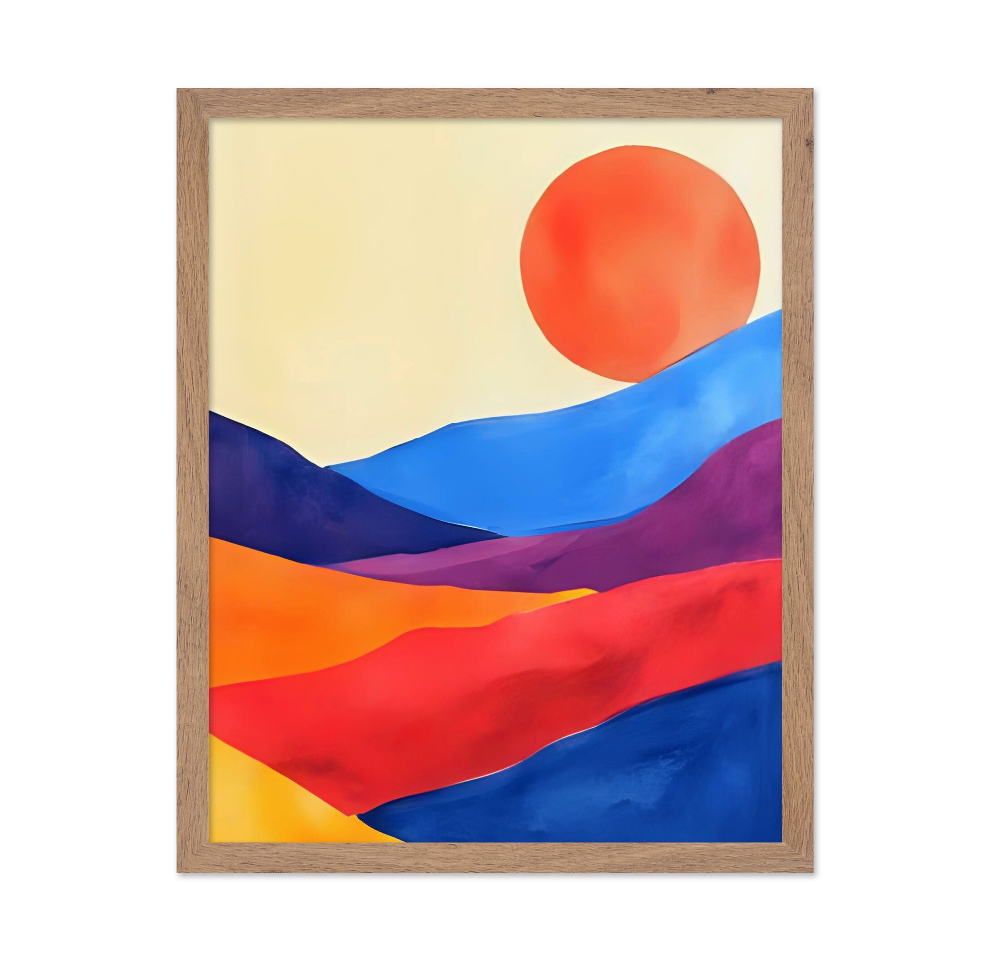 Colorful Sunset Hills