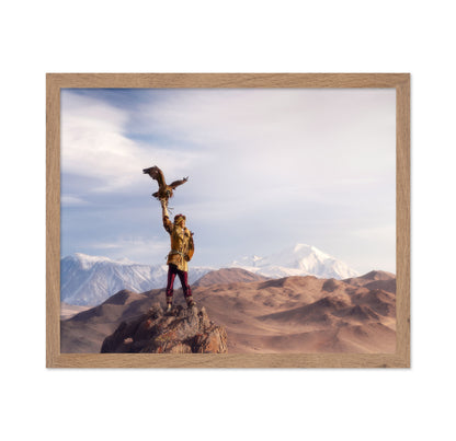 Eagle Hunter On Peak