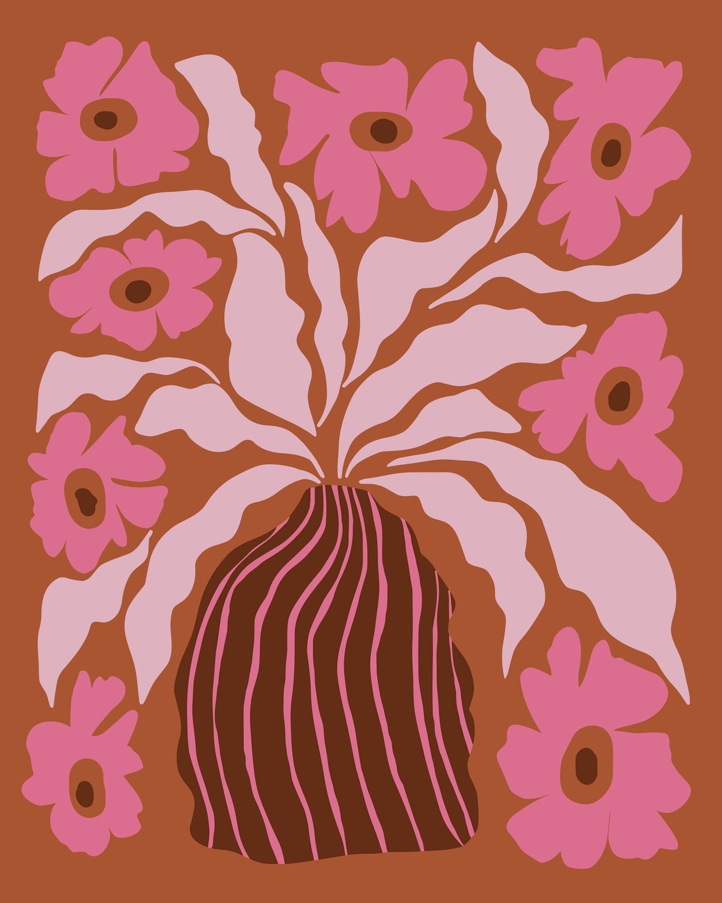 Retro Bloom Vase