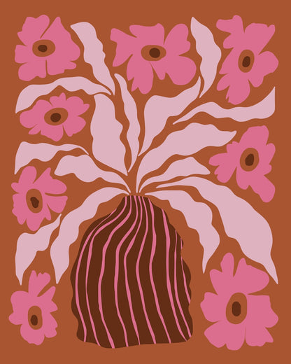 Retro Bloom Vase