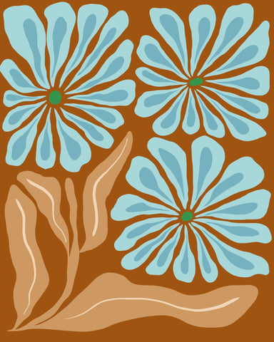 Amber Floral Forms