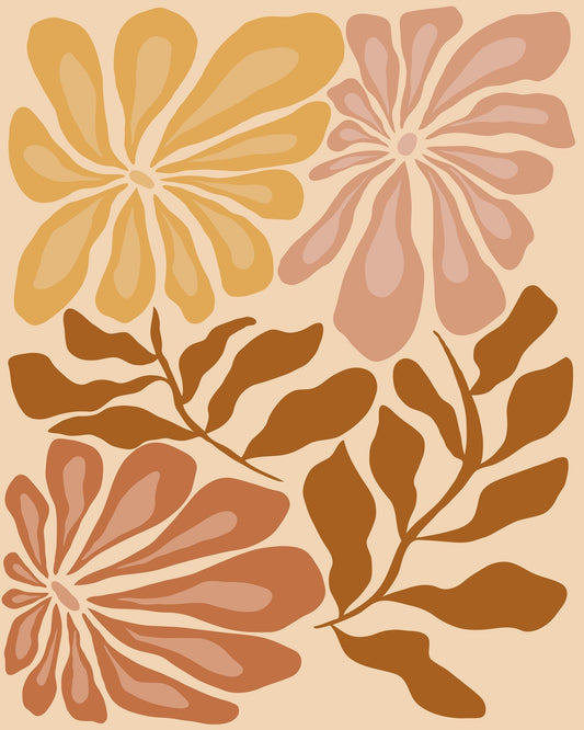 Earthy Floral Harmony