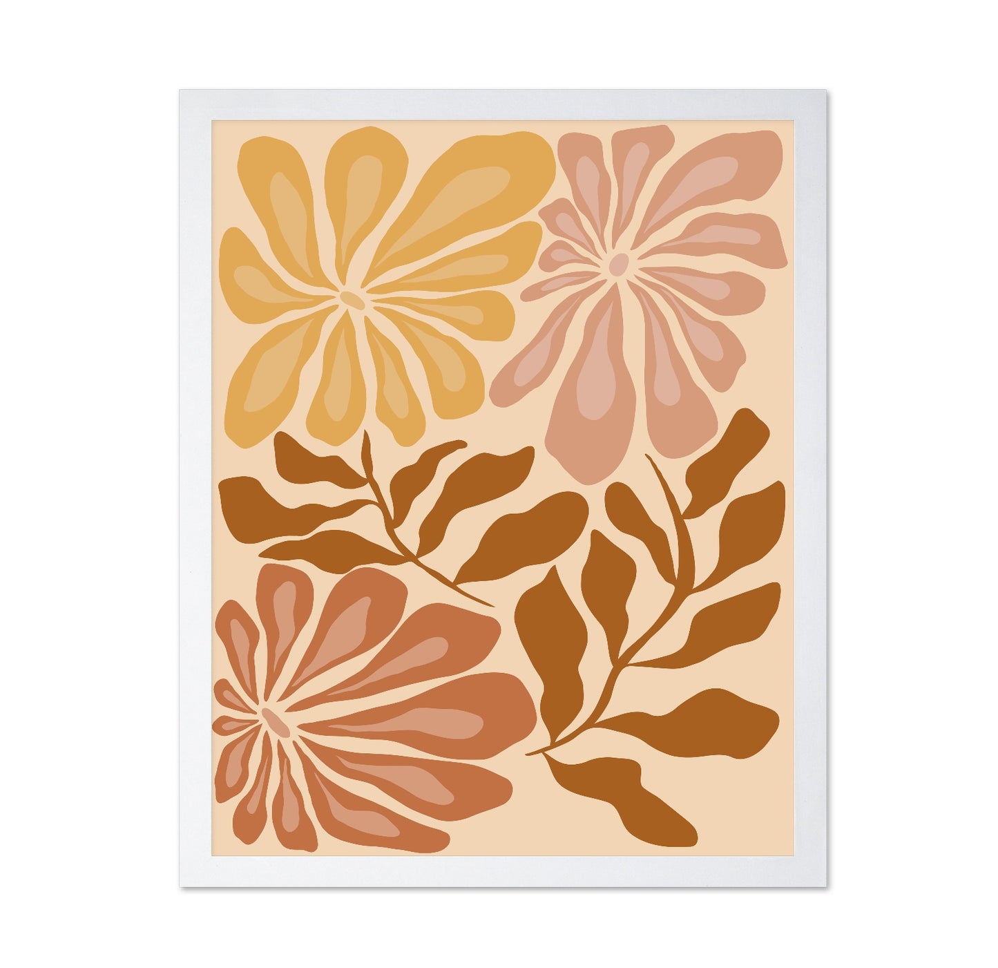Earthy Floral Harmony
