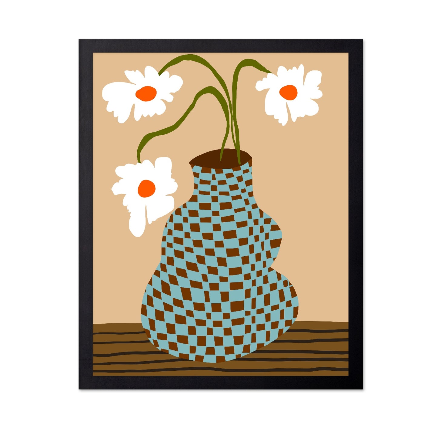 Playful Floral Pottery