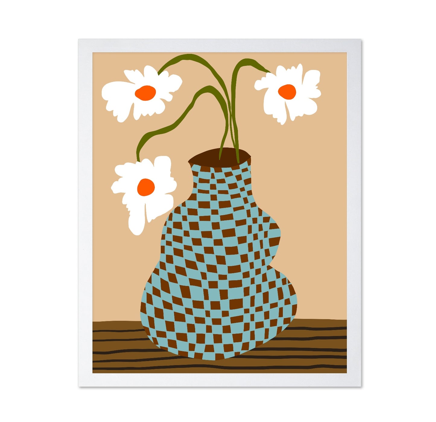 Playful Floral Pottery