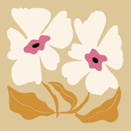 Soft Twin Blooms