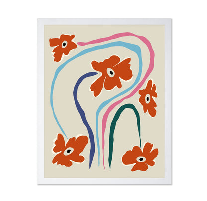 Flowing String Flowers