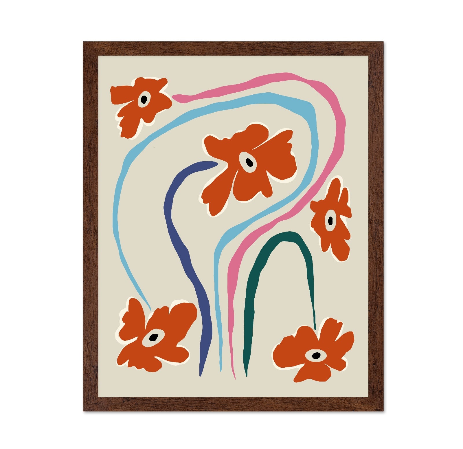Flowing String Flowers