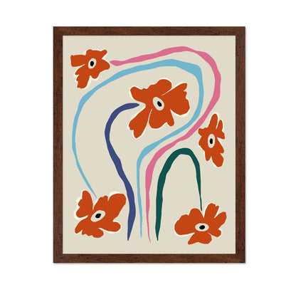 Flowing String Flowers