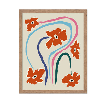 Flowing String Flowers