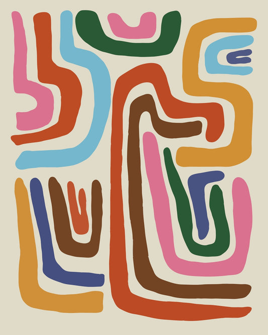 Color Flow Lines No1