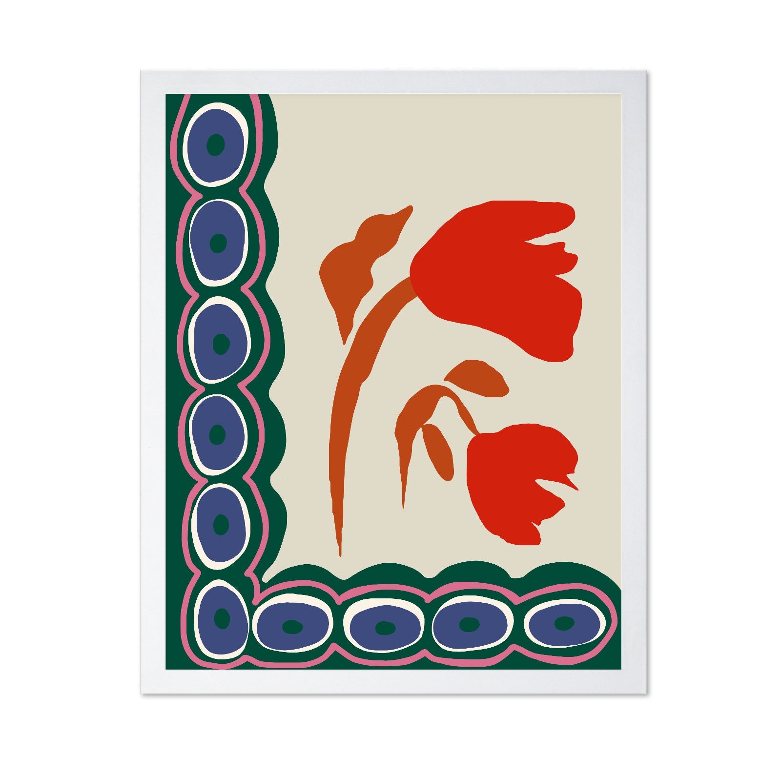 Floral Harmony Frame