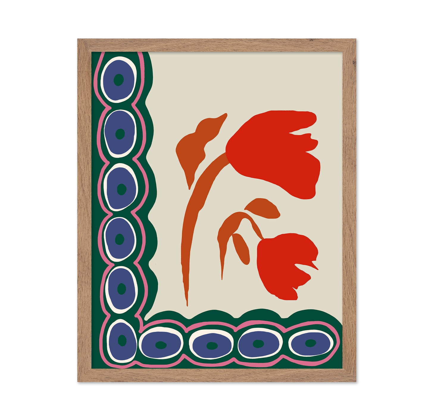 Floral Harmony Frame