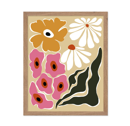 Retro Garden Blooms