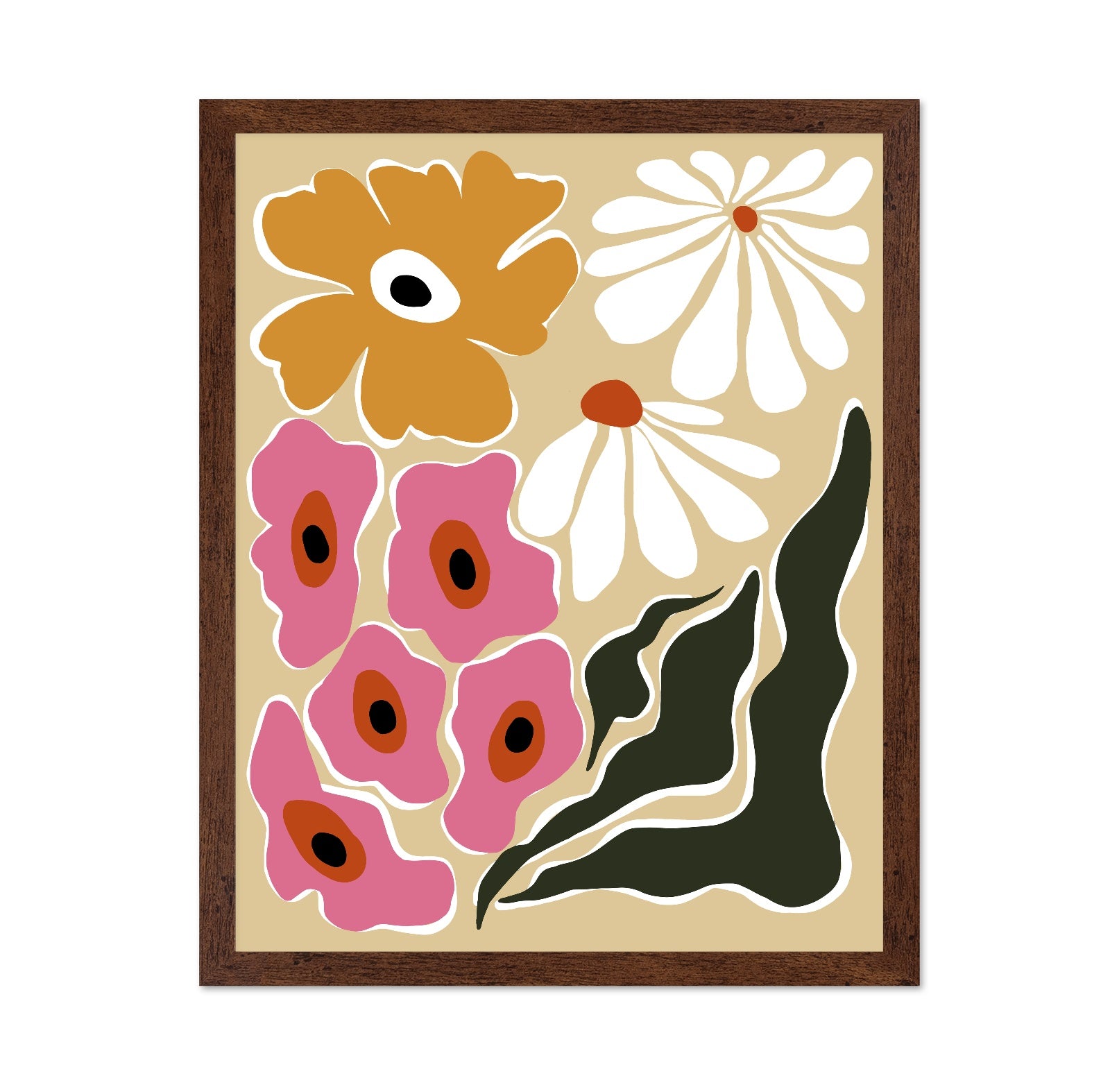 Retro Garden Blooms