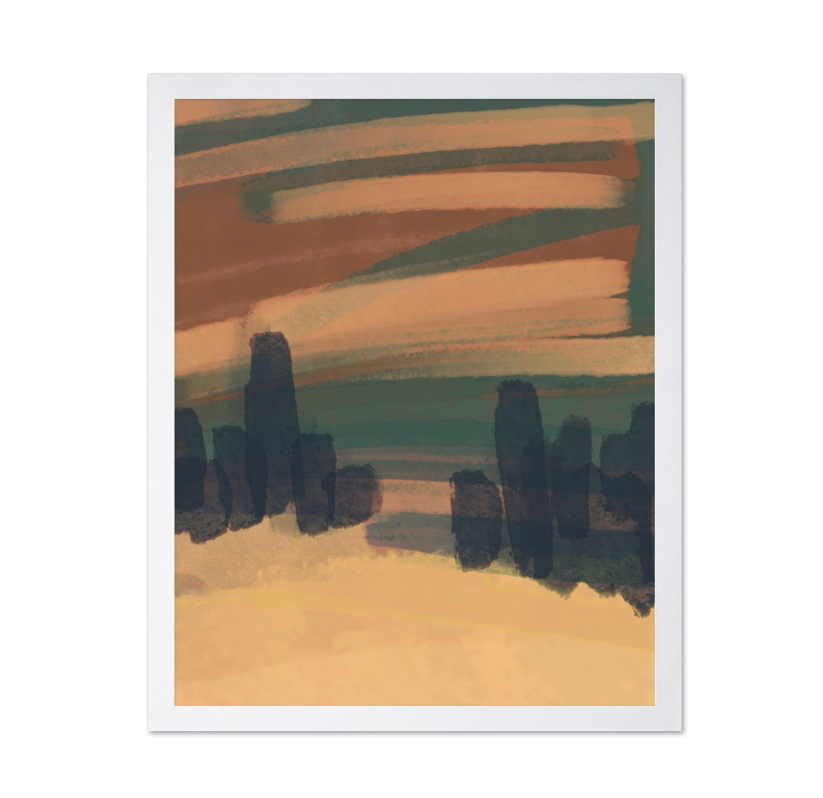 Abstract River Landscape