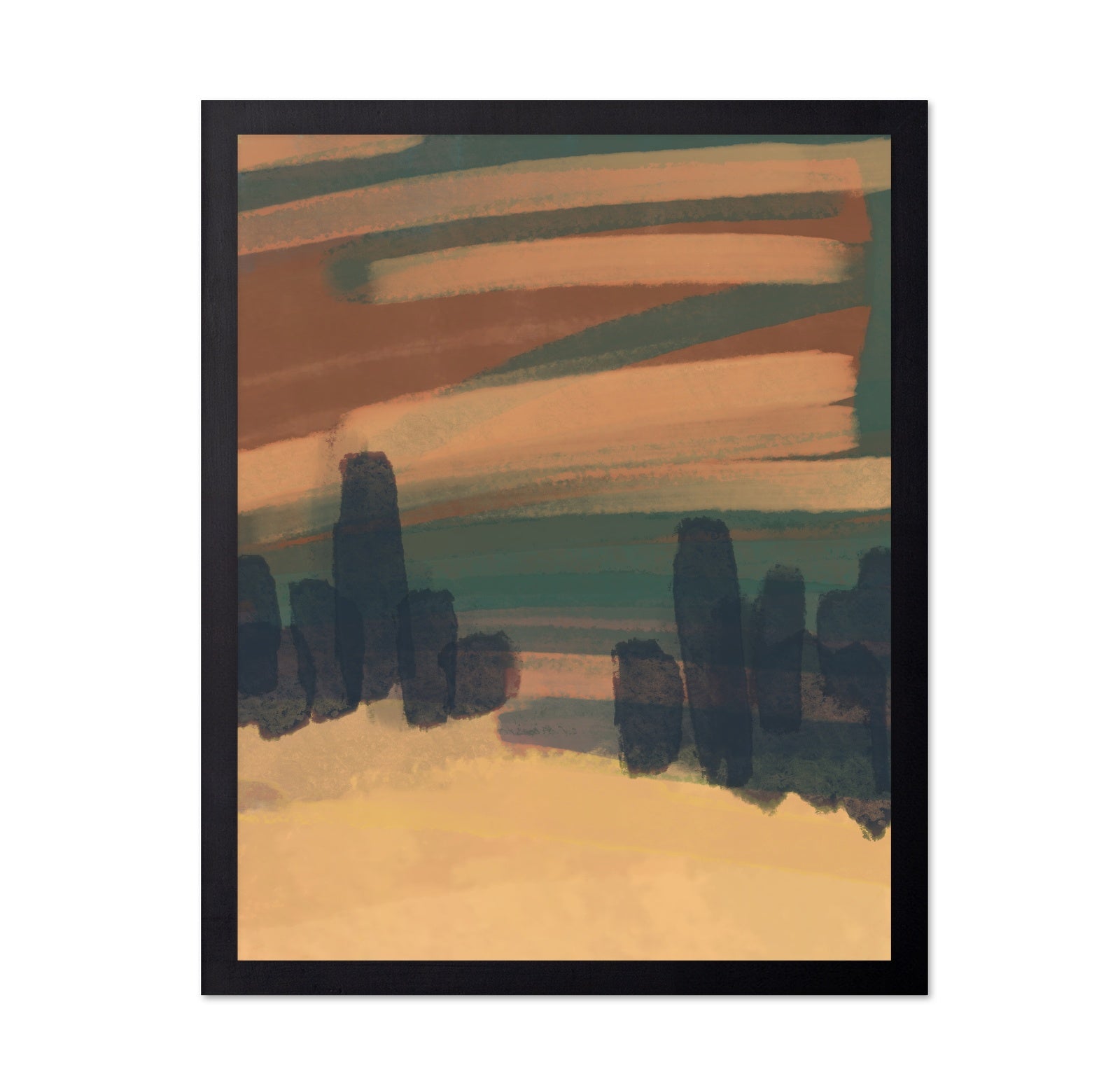 Abstract River Landscape
