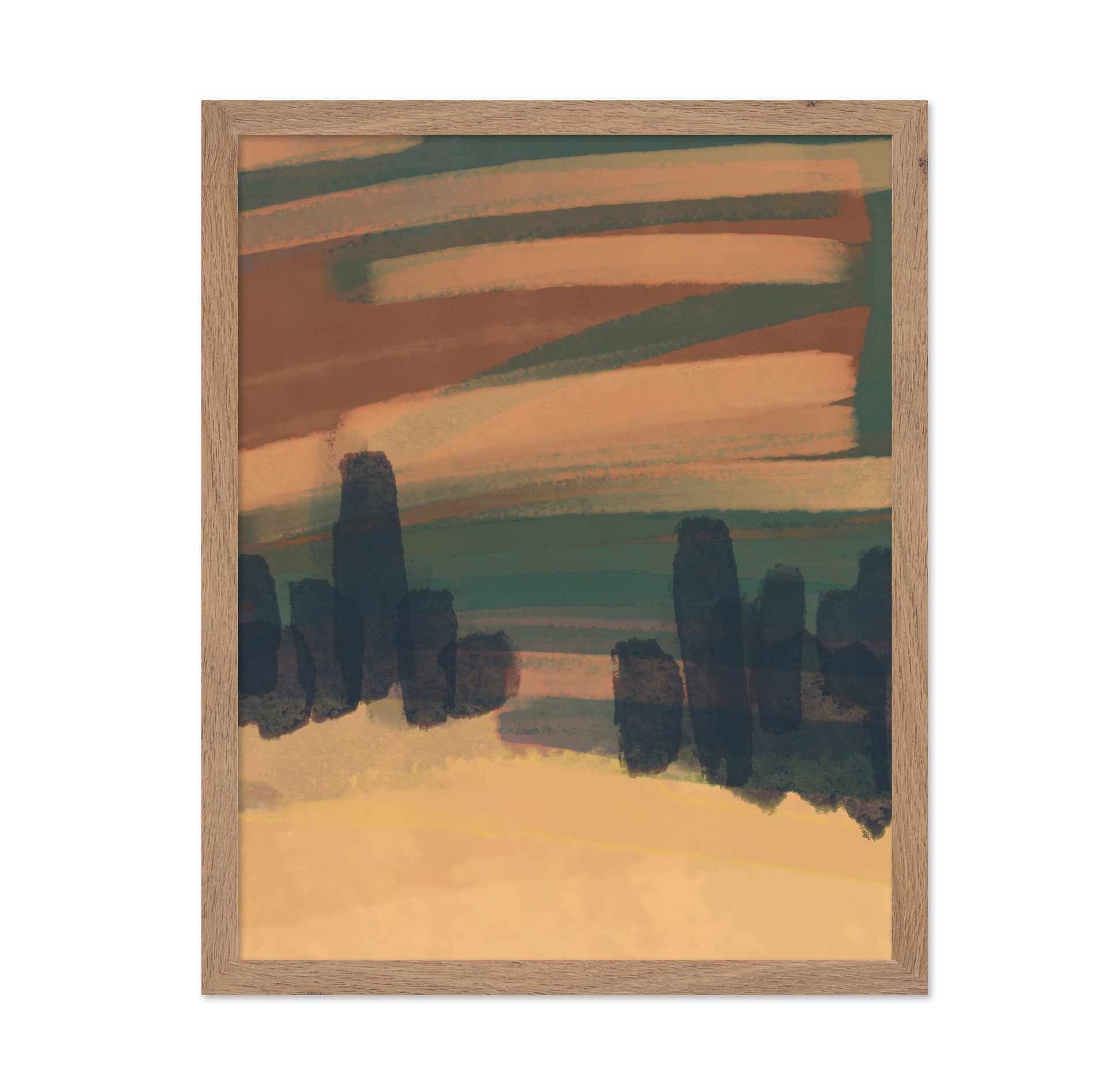 Abstract River Landscape