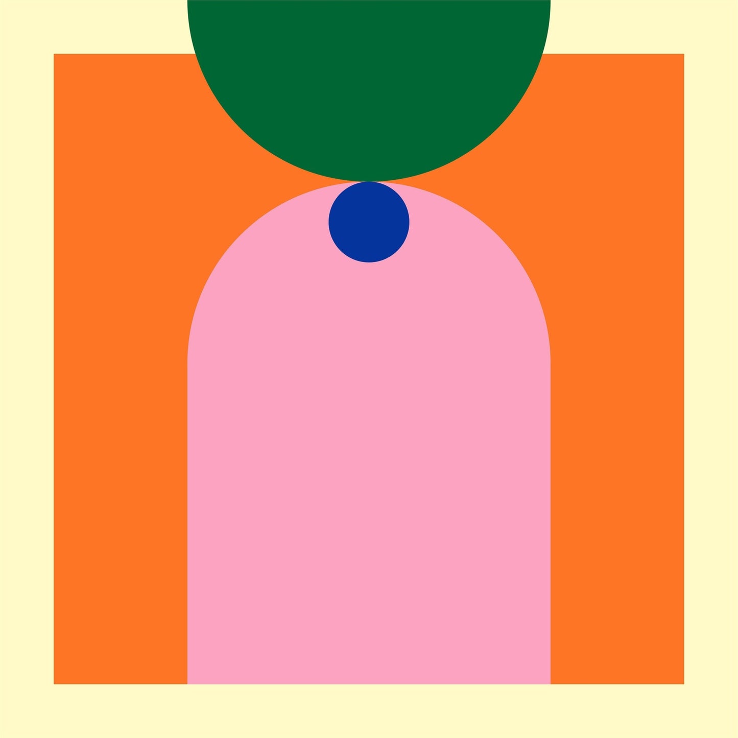 Mid Century Geometric Balance