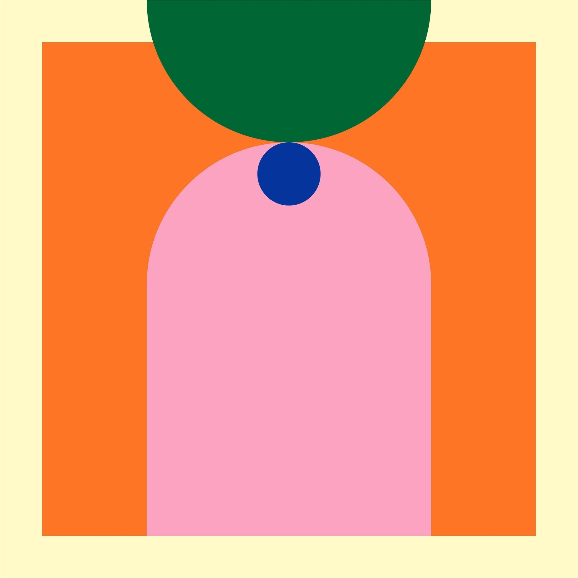 Mid Century Geometric Balance