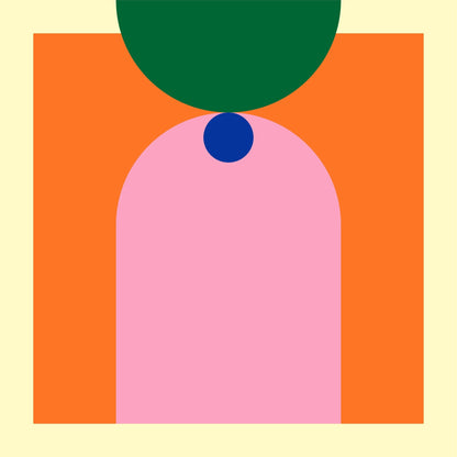 Mid Century Geometric Balance
