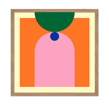 Mid Century Geometric Balance