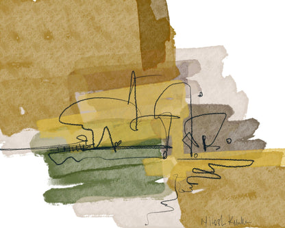 Olive Ochre Composition