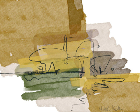 Olive Ochre Composition