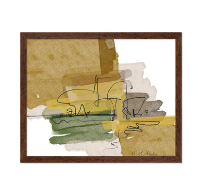 Olive Ochre Composition