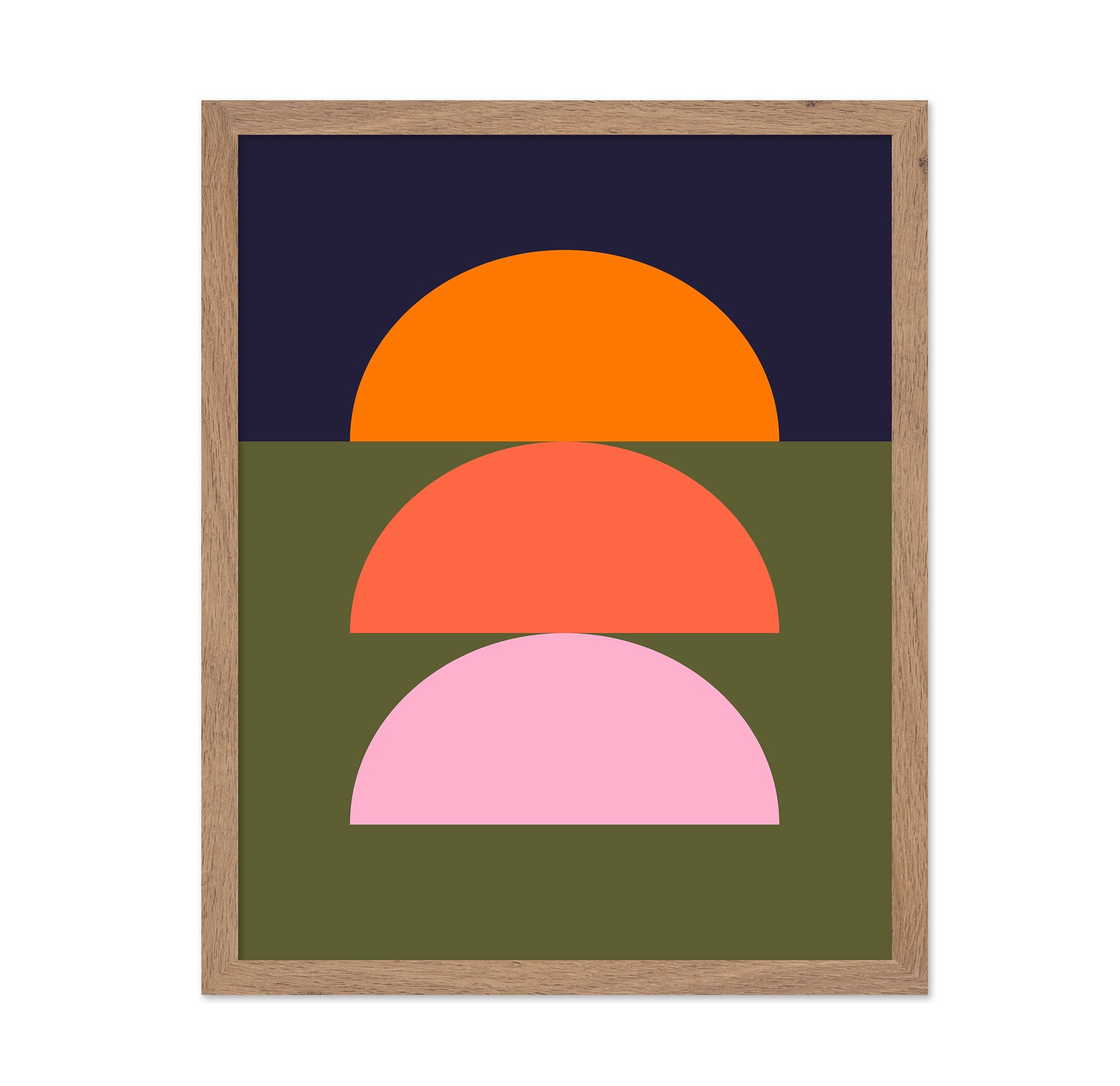 Layered Sunset Arcs