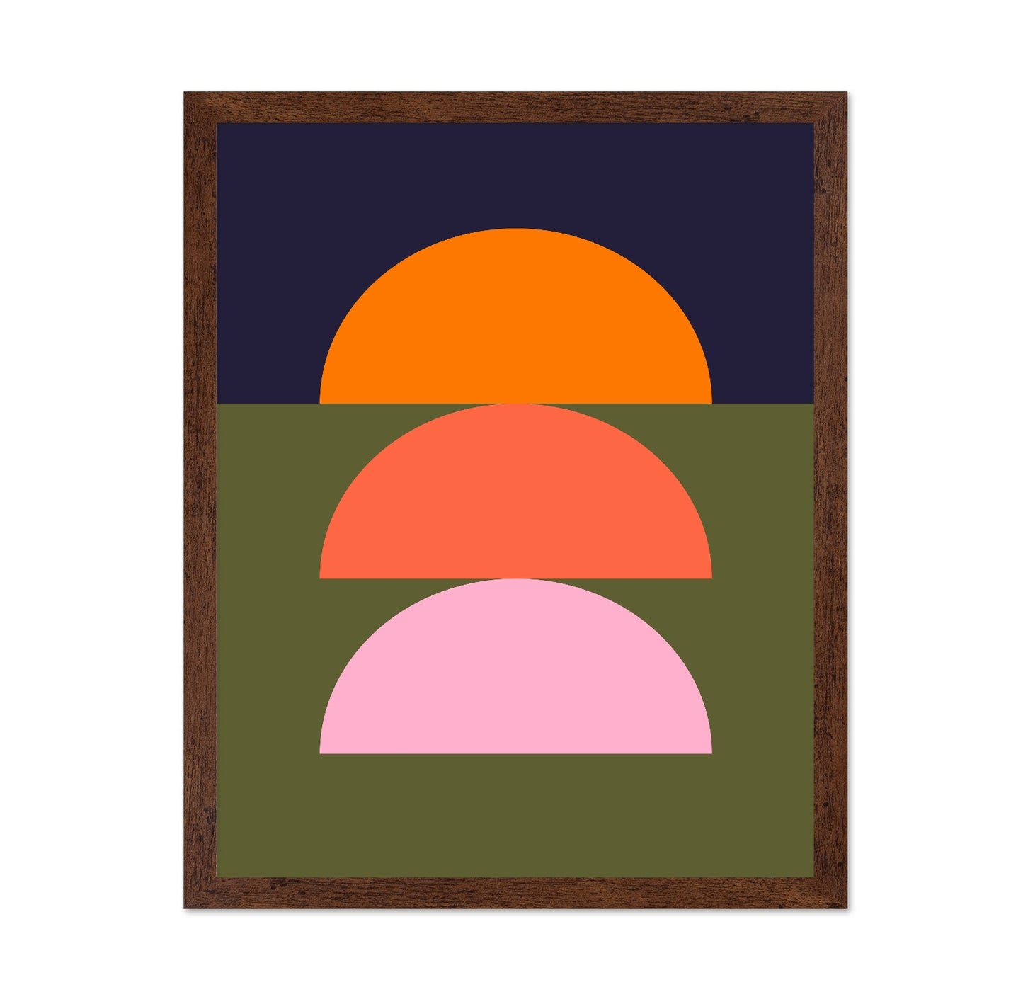 Layered Sunset Arcs