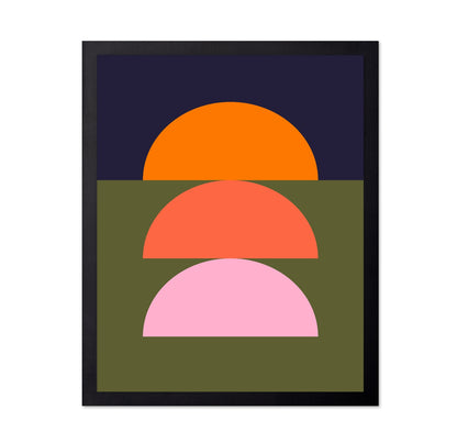 Layered Sunset Arcs