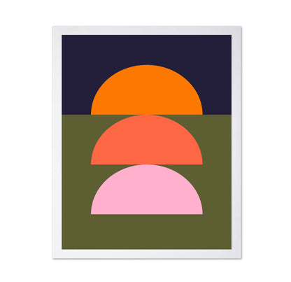 Layered Sunset Arcs