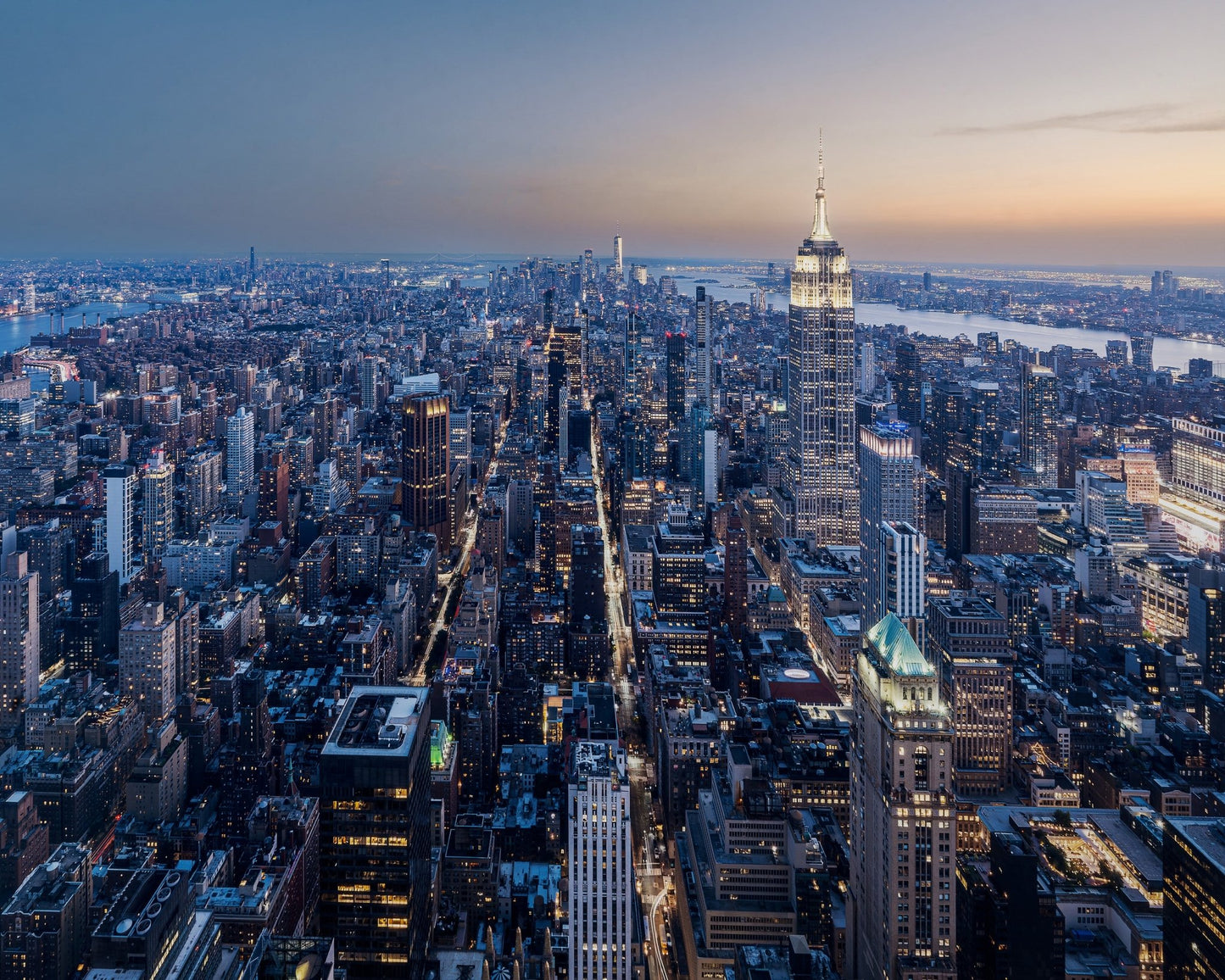 Manhattan Skyline Glow