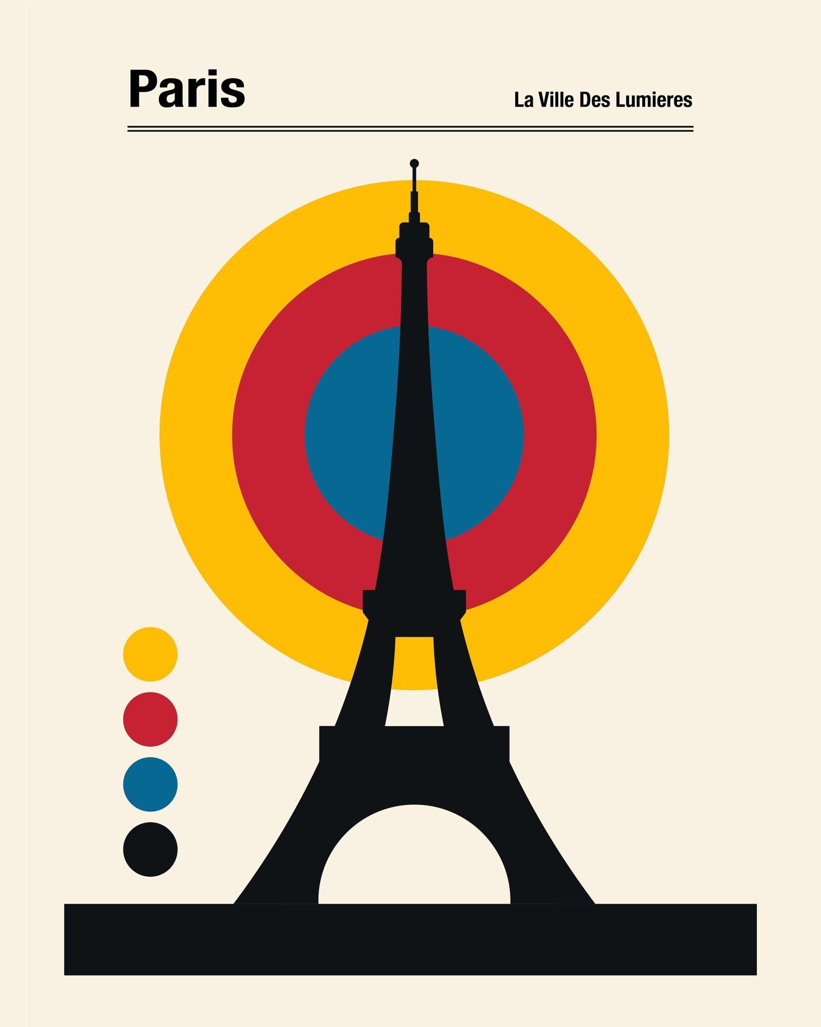 Paris Tower Retro