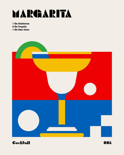 Margarita Cocktail Retro