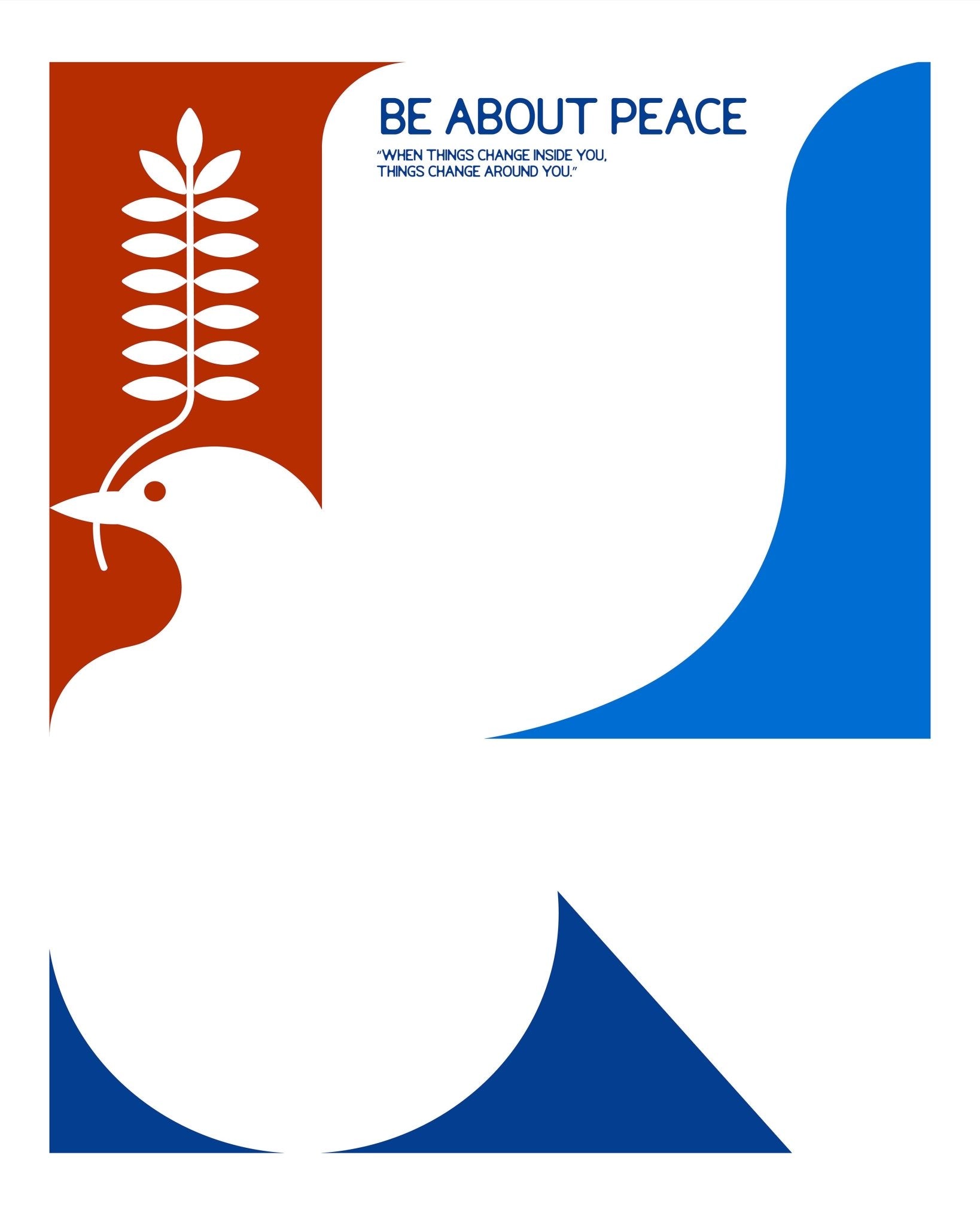 Peace Dove Poster
